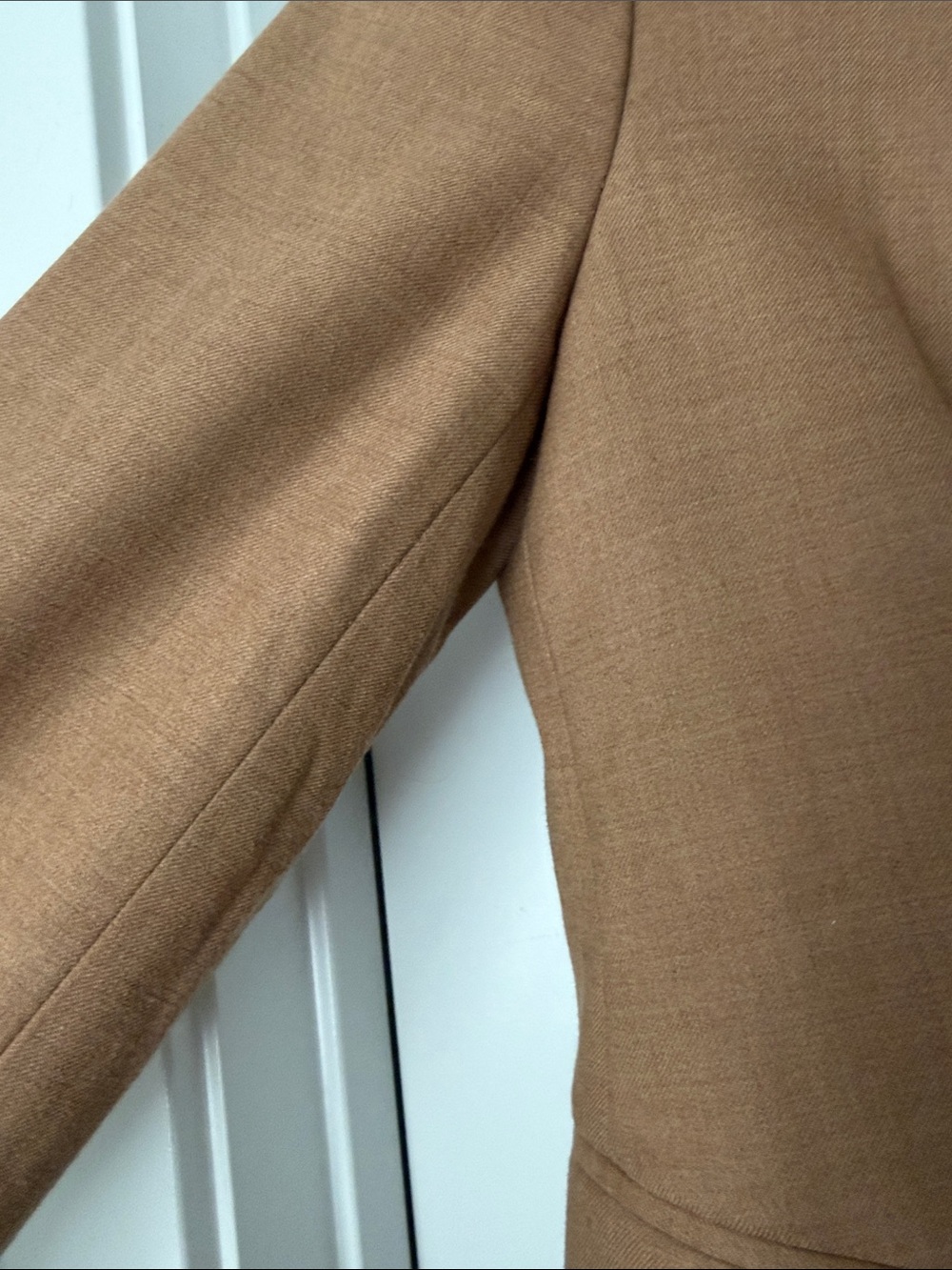 J. Crew Factory Camel Tailored Two-Button Blazer - Picture 6 of 7